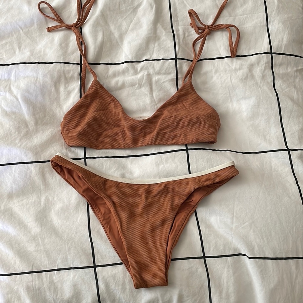 Eberjey pique bikini set